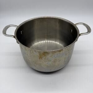 Il Mulino New York 6 Qt Stainless Steel Stock Pot Electric Gas Induction No Lid